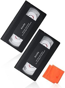 Arsvita VHS / VCR Head Cleaner, 2 Pack Video Head Cleaning Kit for VHS / VCR Players, Dry