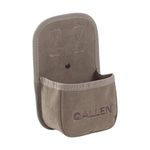 Allen Company Shotgun Shell Pouch - Clay, Trap, and Skeet Shooting Accessories - Hunting and Gun Range Gear - Soft Canvas Design - Tan