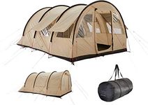 Grand Canyon HELENA 5 - tunnel tent for 5 people | family/group tent with two sleeping areas | Mojave Desert (beige)