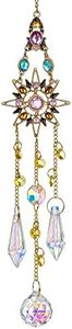 H&D HYALINE & DORA Cristal stalactites Prismes attrape-soleil, strass colorés à suspendre, cristal arc-en-ciel, pendentif, fenêtre intérieure, maison, voiture, décoration, cadeau pour femme