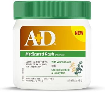 A+D Medicated Rash Ointment 15.2 oz– Relieves Irritated Skin from Poison Ivy, Eczema, Beard & Bikini Rash, Dry & Chapped Skin, Bug Bites. Made with Colloidal Oatmeal