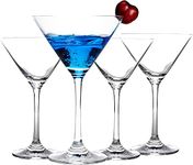 VILON Italian premium Martini Glasses Set of 2 - Hand Blown Crystal Martini Glasses - Elegant Cocktail Glasses for Bar, Martini, Cosmopolitan, Manhattan, Gimlet, Pisco Sour 180 ML (180 ML, 2)