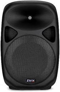 LyxPro 15 Inch PA Active Speaker System Compact and Portable with Equalizer, Bluetooth, MP3, USB, SD Card Slot, XLR, 1/4”, 3.5mm Input, Carry Handles, SPA-15