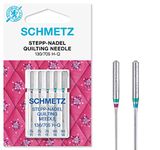 SCHMETZ Domestic Sewing Machine Needles | 5 Quilting Needles | 130/705 H-Q | Needle Size 3x75/11 and 2x90/14 | Suitable for Patchwork and Quilting | for on All Conventional Household Sewing