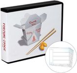 Fortune Cookie Fortune Collection Case, 10 Pages, Holds 40 Fortunes - Takeout