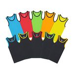 Buyless Fashion Boys Scoop Neck Tagless Undershirts Soft Cotton Tank Top (10 Pack) 11-12