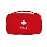 QIQI® Travel Medicine Pouch Emergency First Aid Kit Box Organizer with Medicine-Pocket Empty Bag for Travelling Car, Home, Office