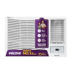 Voltas 1.5 ton 3 Star Fixed Speed Window AC (Copper, Anti Dust Filter, 2-way Swing, Memory Restart, Sleep Mode (183FS PRISM, White)