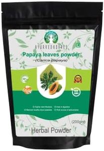 Papaya Leaf Powder 200 Gm | Dried from Fresh Green Leaves, Good to Make Tea, Juice Extract, 100% Leaves Powder(No Fruit, No Seeds) | Non-GMO,Vegan | Herbal & Natural