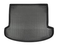 SCOUTT Boot Liner, Boot Mat fits Qashqai +2, 7 Seater 2008-2014, Water Resistant, Pet Friendly Equipment, Anti Slip, Raised edges, Tailored Fit, Easy to Roll and Clean