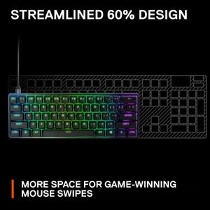 SteelSeries Apex 9 Mini Gaming Keyboard – Compact Mechanical