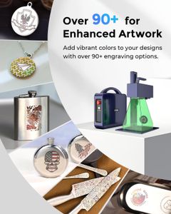 GWEIKE G2 Max 50W Fiber Laser Engraver – High Precision Metal Cutter