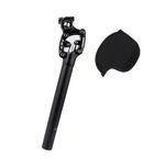 SR Suntour SP12 NCX 31.6X350mm Suspension Seat Post with Protective Cover Black