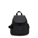 Kipling CITY PACK MINI Small backpack, Signature Emb (Black)