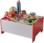 Teamson Kids Wooden Train Table – C