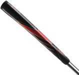 Winn Grips Excel 2020-VSN Vision Midsize Pistol Golf Putter Grip BLK/RD,Black/Red