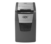 GBC ShredMaster AUTO+ 150M Auto Feed Paper/Credit Card Micro Cut Shredder with 150 Sheet Capacity and 44L Bin for shredding Sensitive documents; 2 x 15 mm Micro Cut Strips; 2 Years Warranty