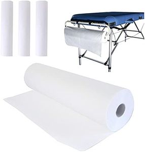 3 Roll Disposable Non-Woven Bed Sheet, 50 Pcs/Roll Massage Table Sheets, 31.5" X 70"Salon Beauty Facial Bed Cover for Massage, Lash, Tattoo Bed, Spa