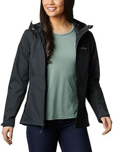 Columbia Inner Limits Jacket, Veste De Pluie Imperméable Femme, Black, Taille XL