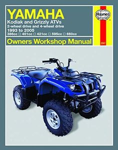 Yamaha Kodiak And Grizzly ATVs 1993-2005: Owners Workshop Manual