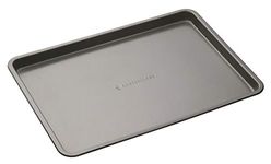 MasterClass Baking Tray, Non-Stick Oven Tray for Baking and Roasting 35x25x2cm, Sleeved, Grey