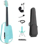 Enya NEXG 2 Acoustic-Electric Guitar Carbon Fiber Travel Smart Audio Guitar with 50W Wireless Speaker, Wireless Microphone, Hi-Fi Monitor Earphones, Footswitch, Charging Stand, and Gigbag