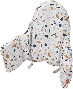 High Chair Cushion, for IKEA High Chair Cushion, Cushion High Chair, for IKEA Highchair Cushion for IKEA Antilop Highchair, Built-in Inflatable Cushion, Baby Sitting More Comfortable (Stone Pattern)