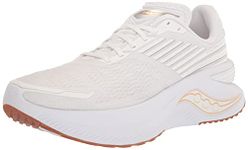 Saucony Mens Endorphin Shift 3 Running Shoe, White/Gum, 9.5