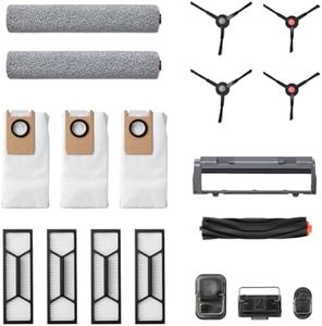 eufy Accessory Kit for Robot Vacuum Omni S1 Pro/S1, 2 Rolling Mops, 4 High-Performance Filters, Dirty Water Reservoir Filter, Rolling Brush & Brush Guard, 3 Dust Bags, and 2 Sets of Side Brushes