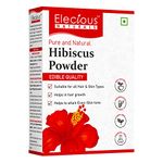 Elecious Hibiscus powder for hair growth, face and skin (200 Grams) | Suitable for Hair pack, Hair oil, Face pack and Hibiscus Tea