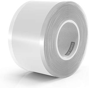 LLPT Self Fusing Silicone Tape 1 Inch x 17 Feet Self Bonding Miracle Rubber Wrap Tape for Hose Emergency Repair Handlebar Barbell Pull Up Bar Dumbbell Tools White (SF007)