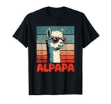 Alpapa Father's Day Best Dad Alpaca T-Shirt