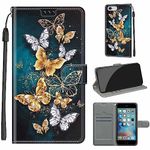 TOMYOU for iPhone 6 / 6S Case, PU Leather Wallet Book Flip Folio Stand View Cover Pouch Compatible with iPhone 6 / 6S Phone Case (Butterfly)