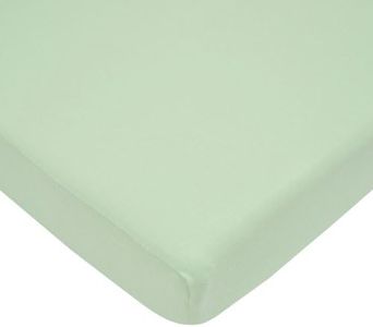 American Baby Company 100% Cotton Value Jersey Knit Fitted Pack N Play Playard Sheet, Celery