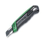 SATA ST93482 T-Series 18mm Snap Blade Utility Knife, with a Built-in Blade Snapper, Steel Blade Sleeve and an Ergonomic Soft Grip Handle