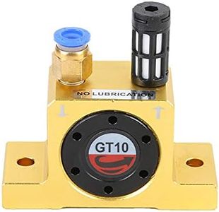 G 1/8'' Pneumatic Turbine Vibrators Silent Golden Industrial Vibrator for hopper Golden GT-10 Free Muffler