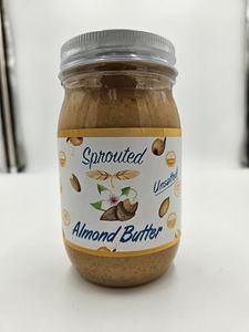 Raw Sprouted California Non-Pareil Almond Butter (Unsalted) (16)