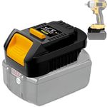MT20DL Battery Adapter for Makita to for Dewalt Tool, Adapter Convert for Makita 18V Lithium Battery BL1820 BL1830 BL1840 to replace for DeWalt 20V Lithium Battery DCB200 DCB201 DCB202(No Battery)