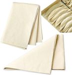 2pcs Baker's Couche Proofing Cloth for Baguette Bread Loaf Dough 75x45cm