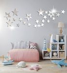 26pcs Stars Acrylic Mirror Wall Sti