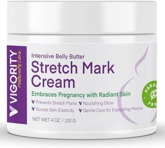 Stretch Mark Cream for Pregnancy: Stretch Mark Treatment - Belly Butter For Pregnant Women - Massage Lotion To Prevent And Repair Maternity Stretch Marks Scar - 4 Oz