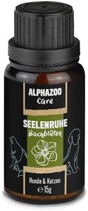 alphazoo Seelenruhe Anti-Stress Bachblüten für Hunde & Katzen 15g I Globuli Beruhigungstabletten gegen Hektik & Stress I Natürliches Beruhigungsmittel