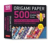 Origami Paper 500 sheets Chiyogami Patterns 6 15cm: Tuttle Origami Paper: Double-Sided Origami Sheets Printed with 12 Different Designs (Instructions for 6 Projects Included)