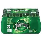 Perrier Carbonated Natural Spring Sparkling Water, Original, 500mL Plastic Bottle, 24 Bottles Total - PACKAGING MAY VARY