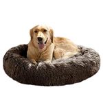 MFOX Dog Bed Cat Bed Donut, Pet Bed Faux Fur Cuddler, Machine Washable Self-Warming Pet Bed for Cats Small Medium Dogs