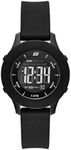 Skechers Rosencrans Silicone Digital Watch for Women, Black, Chronograph,Digital