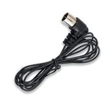 POBADY FM Radio Antenna Dipole Antenna 75 Ohm Black T Type Indoor Antenna Push On F Plug Male Connector Compatible with Stereo Receiver Home Amplifier Car Radio