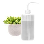 Watering Bottle 500ML with Leak-proof O-ring for Indoor Plants Succulent Cactus Plastic Squeeze Water Can Long Nozzle Bend Mouth Waterer Bonsai Terrarium Orchids Seedling Lab Wash Label Tattoo Device