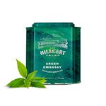 HILLCART TALES The Green Embassy Long Leaf Green Tea - Long Leaves With Subtle Peppery Notes, 5.29 Oz / 150 G