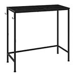 Console Table Narrow Long Sofa Table Entryway Table Black Front Door Console Table Thin Accent Tables for Entryway Hallway Table for Small Spaces Side End Table for Hallway, Bedroom, Living Room